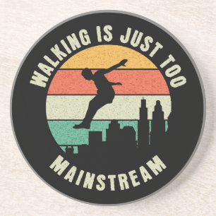 Wandern ist einfach zu Mainstream Getränkeuntersetzer