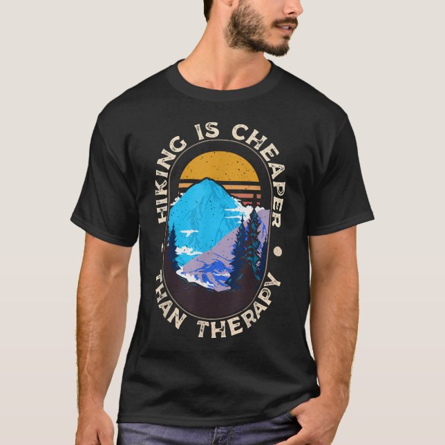 Wandern ist günstiger als T-Shirt (Vorderseite)