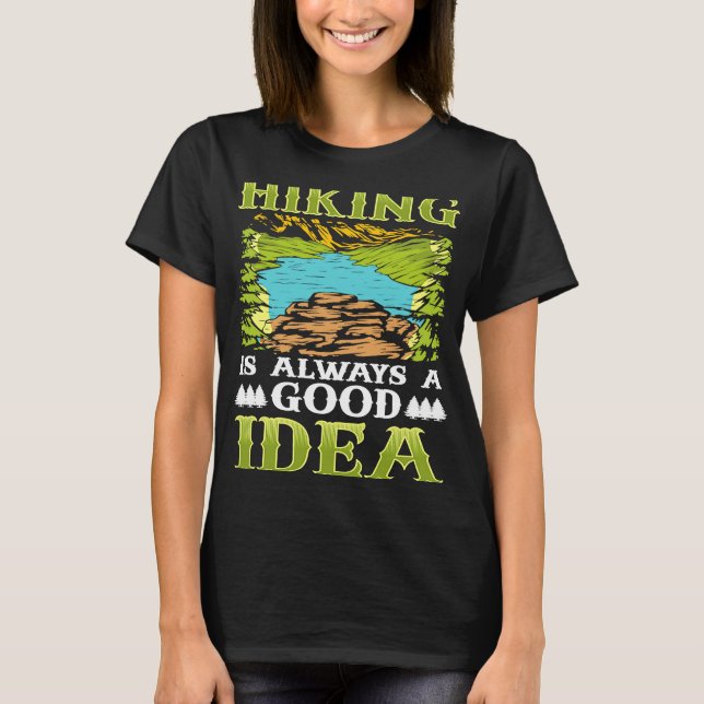 Wandern ist immer gut T-Shirt (Vorderseite)