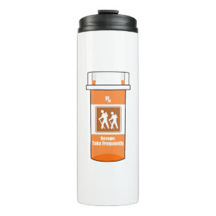 Wandern ist mein Medikament Thermosbecher