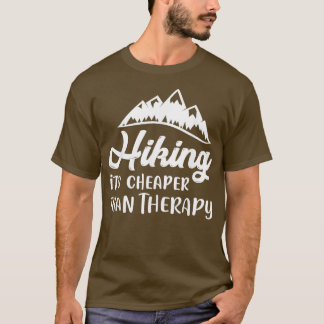 Wandern ist mein therapeutisches Wandergeschenk T-Shirt