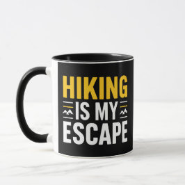 Wandern ist meine Escape-Tasse Tasse