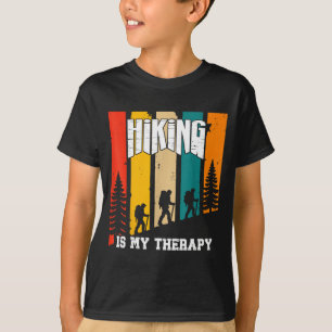 Wandern ist meine Therapie für Liebhaber Männer Fr T-Shirt