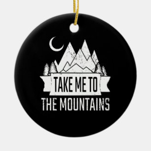 Wandern Keramik Ornament