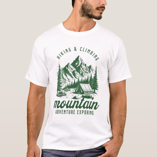 Wandern & Klettern T-Shirt (Vorderseite)