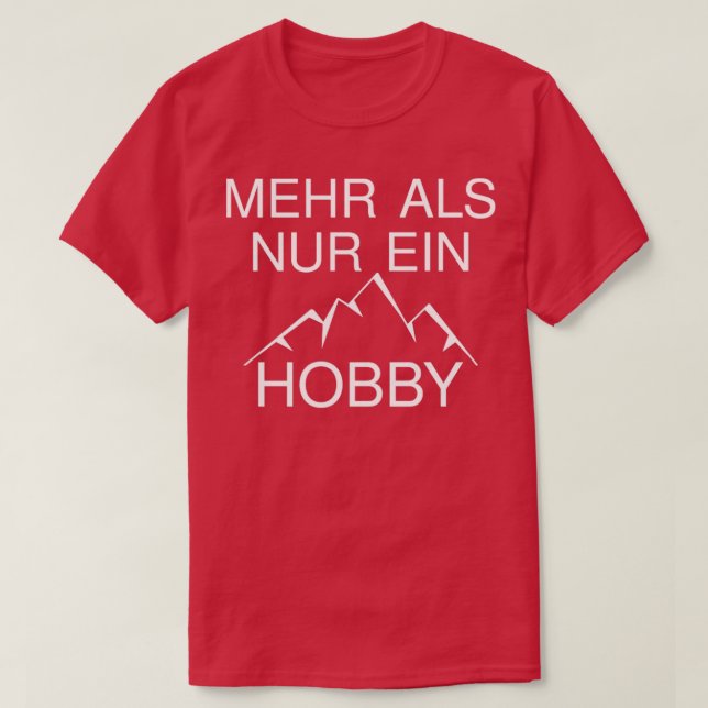 Wandern Leidenschaft T-Shirt (Design vorne)