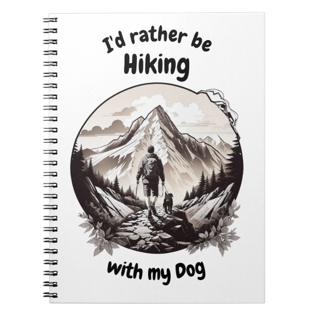 Wandern mit meinem Hund Notizblock (Vorderseite)