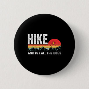 Wandern mit meinem Hund Wandern und streicheln Sie Button