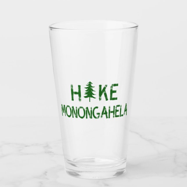 Wandern Monongahela West Virginia Tree Glas (Vorderseite)