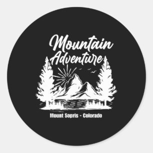 Wandern Mount Sopris - Colorado Bergsteigen T Runder Aufkleber