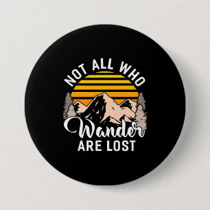 Wandern nicht alle, die wandern sind verloren button