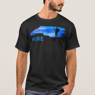 Wandern North Carolina Wandern Berge Nc Blau T-Shirt