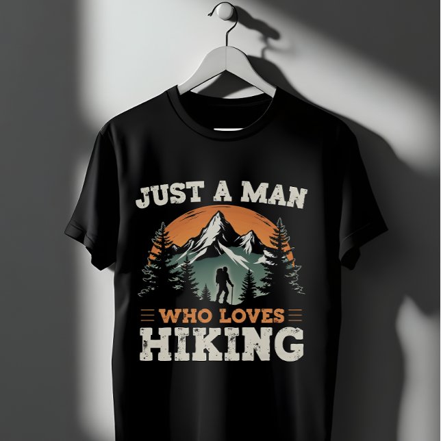 Wandern nur ein Mann, der Lieben Wandern T-Shirt (Von Creator hochgeladen)