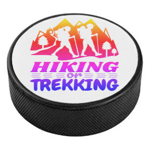 Wandern oder Trekking Eishockey Puck