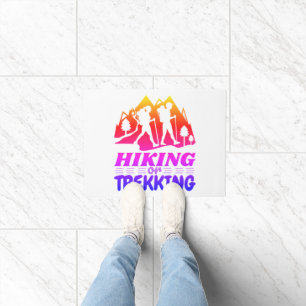 Wandern oder Trekking Fußmatte