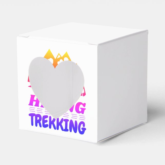 Wandern oder Trekking Geschenkschachtel (Vorderseite)