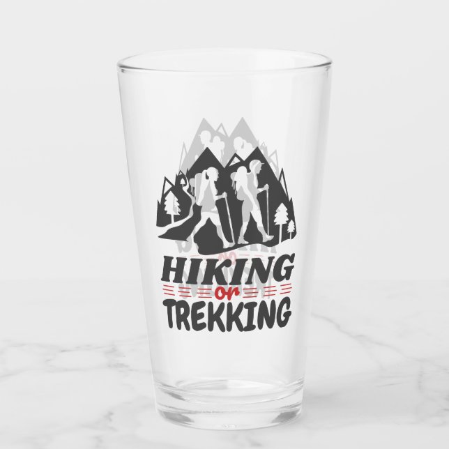Wandern oder Trekking Glas (Vorderseite)