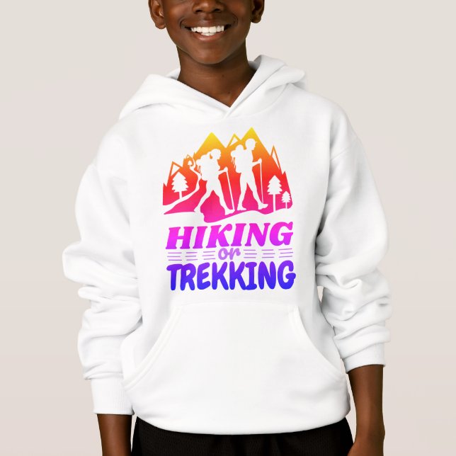 Wandern oder Trekking Hoodie (Vorderseite)