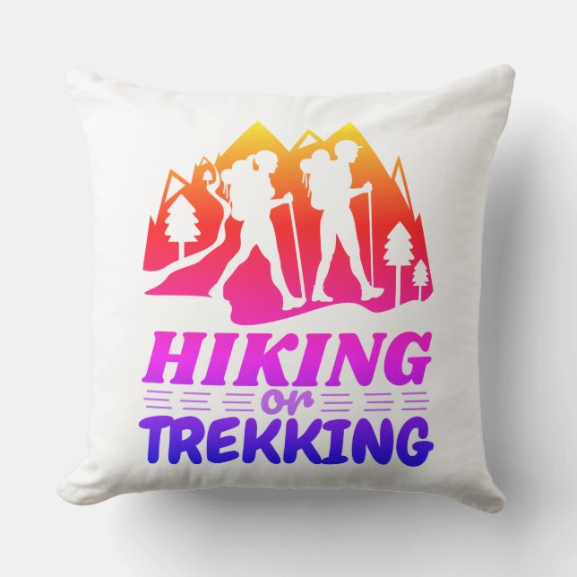 Wandern oder Trekking Kissen (Vorderseite)