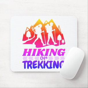 Wandern oder Trekking Mousepad