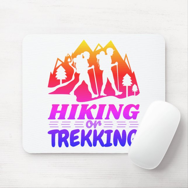 Wandern oder Trekking Mousepad (Mit Mouse)