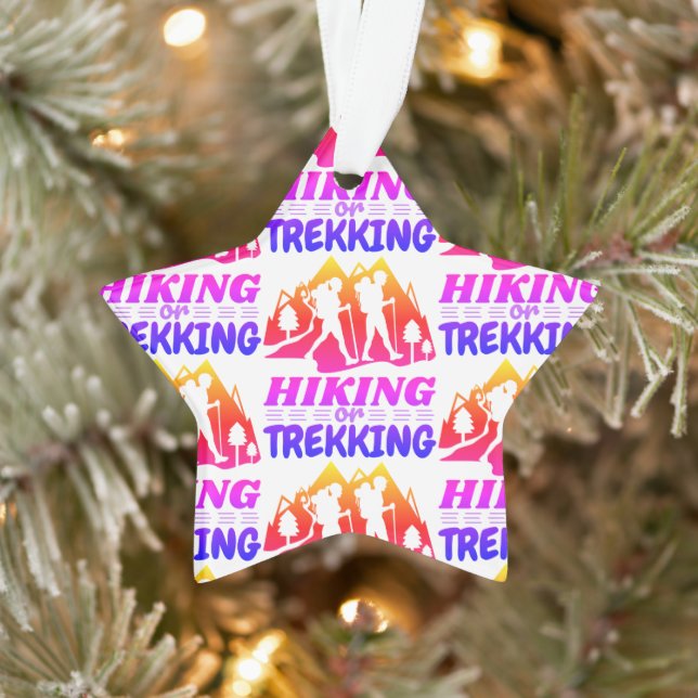 Wandern oder Trekking Ornament (Baum)