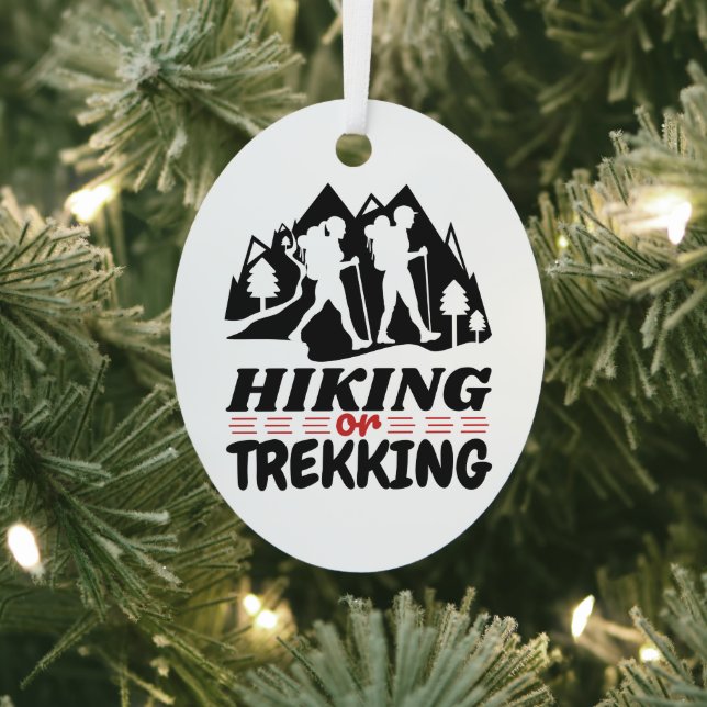 Wandern oder Trekking Ornament Aus Metall (InSitu)