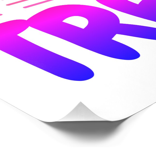 Wandern oder Trekking Poster (Ecke)