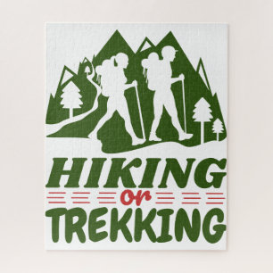 Wandern oder Trekking Puzzle