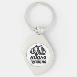 Wandern oder Trekking Schlüsselanhänger