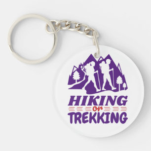 Wandern oder Trekking Schlüsselanhänger