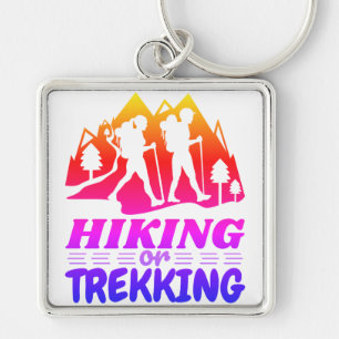 Wandern oder Trekking Schlüsselanhänger