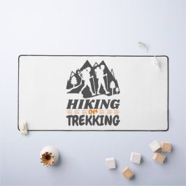 Wandern oder Trekking Schreibtischunterlage