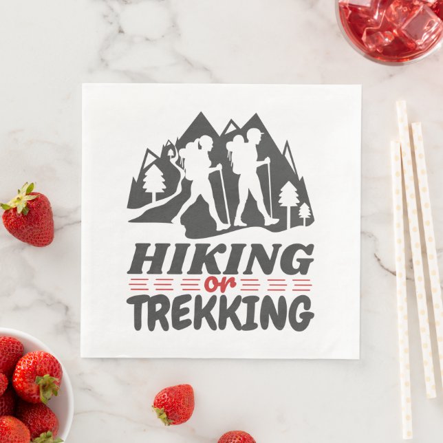 Wandern oder Trekking Serviette (Beispiel)