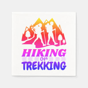 Wandern oder Trekking Serviette