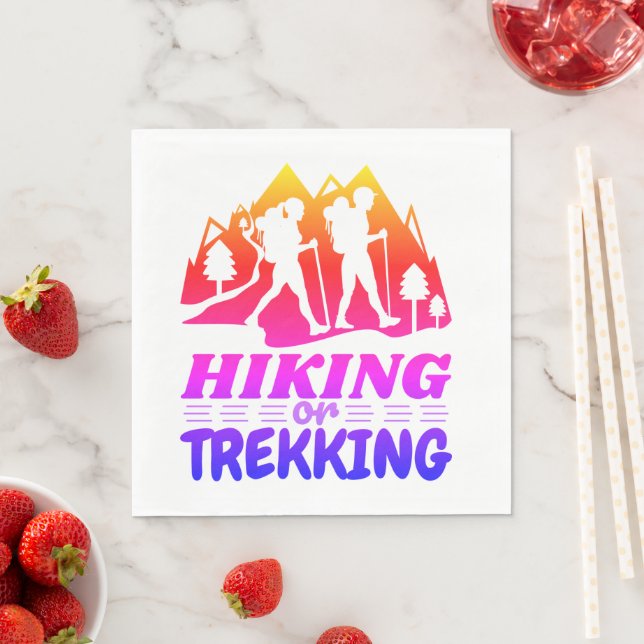 Wandern oder Trekking Serviette (Beispiel)