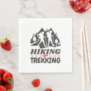Wandern oder Trekking Serviette