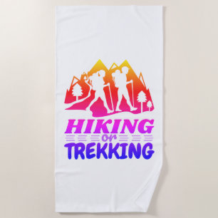 Wandern oder Trekking Strandtuch
