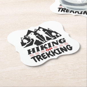 Wandern oder Trekking Untersetzer