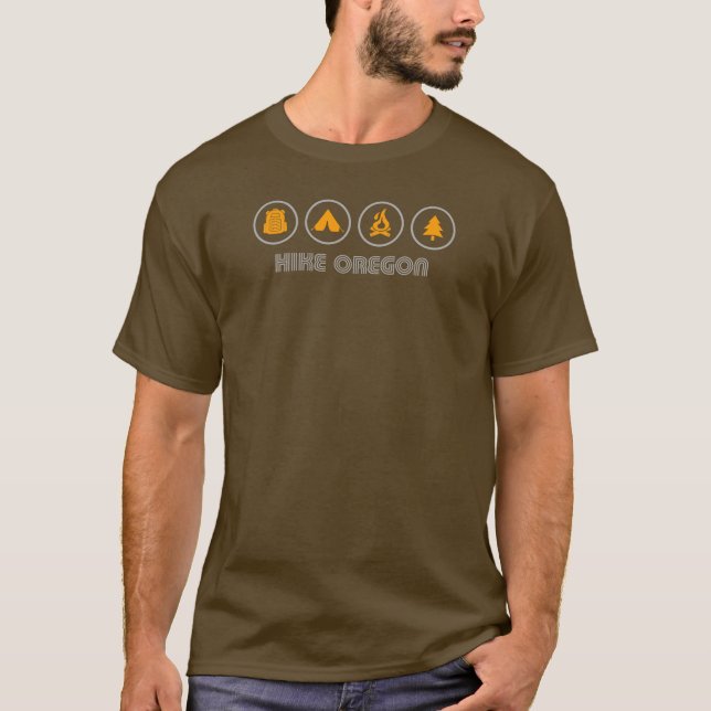 Wandern Oregon T-Shirt (Vorderseite)