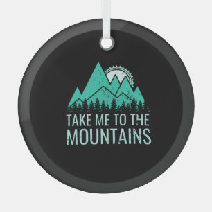 Wandern Ornament Aus Glas