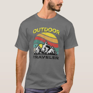 Wandern Outdoor Reisende Camping T-Shirt