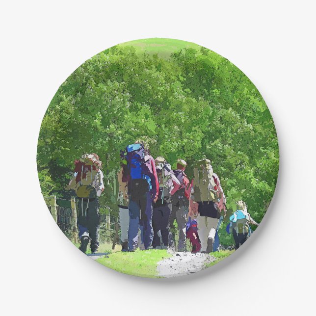 WANDERN PAPPTELLER (Vorderseite)