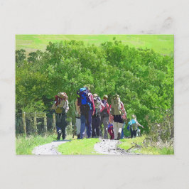 WANDERN POSTKARTE