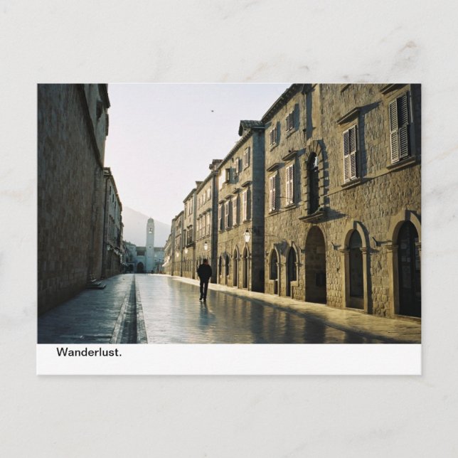 Wandern Postkarte (Vorderseite)