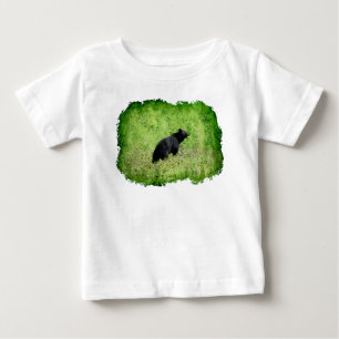 Wandern Schwarzer Bär Grunge Art Apparel Baby T-shirt