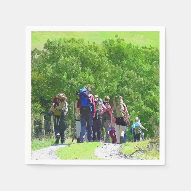 WANDERN SERVIETTE (Vorderseite)