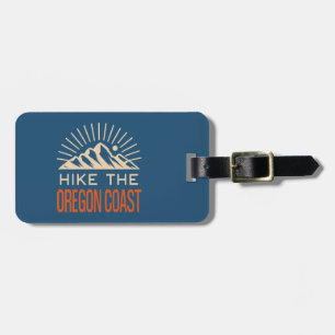 Wandern Sie auf dem Oregon-Küstenweg Sunburst Gepäckanhänger