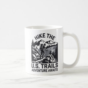 Wandern Sie das Abenteuer der US-Trails erwartet G Kaffeetasse