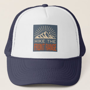 Wandern Sie die Front Range Sunburst Truckerkappe